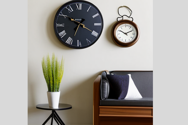 hanging a wall clock with wire or s-hooks