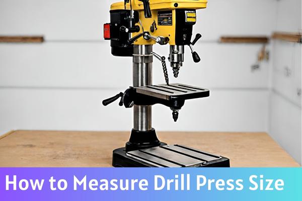 measure drill press size